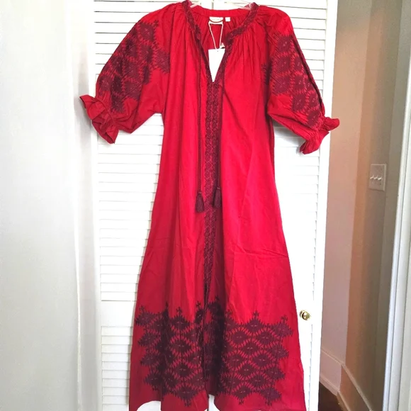 Julia Amory Geometric Coatue - Cranberry - Picture 7 of 8